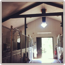 Photo: Stallet st&auml;dat - check!